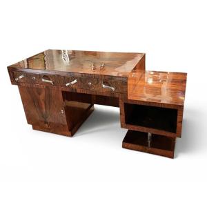 Restored Modernist Art Deco Desk, France, Circa 1930